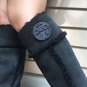Black Tory Burch Boots